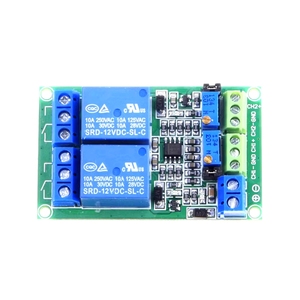 Módulo Comparador de Voltaje ZYSY 2 Canales LM393 5V 12V 24V Placa de Relé de 2 Canales para Modificación de Circuitos Automotrices - Product Image 2