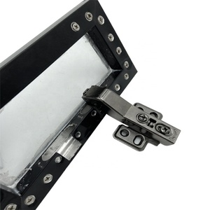 Aluminum 135 Degree Concealed Hinge Angle Soft-Closing Cabinet 45 Degree Pentagonal Kitchen Cabinet 45 Degree Aluminum <b>Frame</b> - Product Image 2