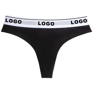 Low-Rise Cotton Tangas Unterwäsche für Frauen Modische neue sexy Bikini Höschen mit elastischen Bund Großhandel Custom Logo