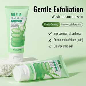 Gel d'aloe vera en marque privée OEM 100 ml pour le visage et le corps, exfoliant doux, apaise la peau, hydrate et répare les rougeurs - Product Image 3
