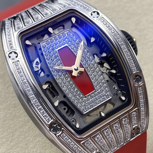 Montre squelette mécanique de luxe de meilleure qualité ZF Factory CRMA2 Movement RM07 Women Diamond Red Lips Watch - Product Image 3