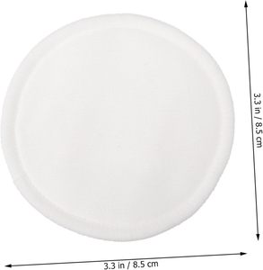 Tampons démaquillants réutilisables en fibre de bambou écologiques Tampons en coton lavables pour le visage - Product Image 4