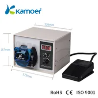 Kamoer DIP البسيطة منخفضة التكلفة 12v ذكي التلقائي تداول الموقت القدم دواسة التحكم الطبية مضخة تمعجية
