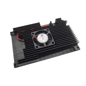 Nuevo ventilador disipador de calor de aleación de aluminio para radiador personalizable original naranja <span class=keywords><strong>PI</strong></span> Raspberry <span class=keywords><strong>Pi</strong></span> CPU disipador de calor RFQ - Product Image 4