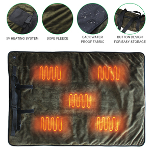 Manta calefactora de lana USB 3 temperatura ajustable impermeable lavable invierno perro al aire libre eléctrico mascota calor Mat - Product Image 5