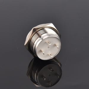 शॉर्ट-थ्रो स्व-रीसेट क्षणिक 16 मिमी नेतृत्व धातु पुश बटन स्विच वाटरप्रूफ आईपी 65 1नो स्विच संयोजन 1a अधिकतम. वर्तमान 24v - Product Image 4