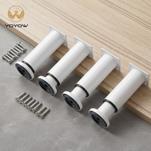 YOYOW Modern Iron Adjustable Telescopic Heavy Duty T Shape Strong Cabinet <b>Legs</b> Easy Installation Bedroom Furniture <b>Sofa</b> Coffee - Product Image 1