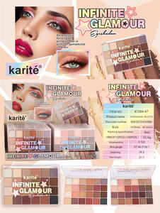 कार्टे अनंत ग्लैमर 24 रंग शिमर आंखों पैलेट पेशेवर मेकअप कॉस्मेटिक कस्टम लोगो निजी लेबल आंख छाया - Product Image 6