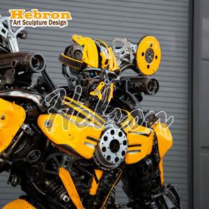 Grande sculpture robot en acier inoxydable, sculptures en métal <span class=keywords><strong>Transformers</strong></span>, sculpture extérieure en fer, statue <span class=keywords><strong>Optimus</strong></span> <span class=keywords><strong>Prime</strong></span> pour hall d'hôtel - Product Image 3