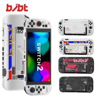 Coque de protection rigide en PC blanc personnalisée de la série Mecha pour Nintendo Switch 2 OLED – Boîtier de remplacement et coque arrière