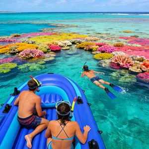 Kayak <span class=keywords><strong>de</strong></span> Pesca al por Mayor, Resistente al Agua Salada, Bote Inflable <span class=keywords><strong>de</strong></span> 8m para Pesca Marina y Actividades Costeras - Product Image 1