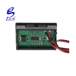 Đồng Hồ Đo Điện Áp Kỹ Thuật Số <span class=keywords><strong>DC</strong></span> 0-30V 0.56 Inch Vôn Kế LED <span class=keywords><strong>DC</strong></span> 0V-30.0V 3 Dây Đỏ Xanh Xanh DSN-DVM-568L-3 - Product Image 3