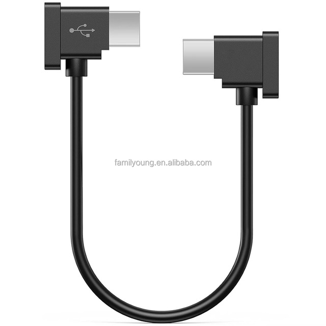 90 Degree Drone Remote Controller USB C OTG Extension Cable for DJI MINI 4K/2/3 Pro/SE/Pro/Air/Mavic