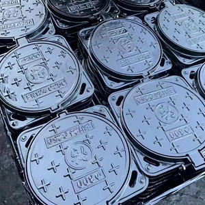 산업용 내구성 원형 및 사각형 연성철 맨홀 뚜껑(프레임 포함) EN124 표준 CE/ISO9001 인증 도로용 - Product Image 6