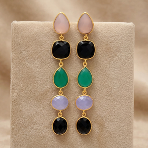 Boucles d'oreilles Huggie en imitation perle, designs bijoux, modèles Rajasthan 2015, pour femme, petites, or rose, cadeau, blanc, fête, or 14 carats - Product Image 2