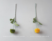 Fleurs artificielles réalistes en gros pour la décoration intérieure : pissenlits, chrysanthèmes et sphères d'alliums faits à la main, style moderne