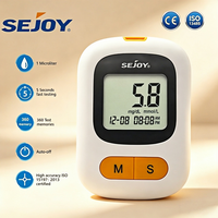 SEJOY sin codificación portátil al por mayor medidores digitales de glucosa en sangre monitores