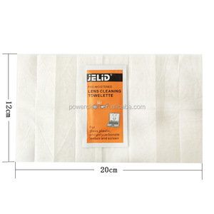 Lingettes nettoyantes désinfectantes pour écrans de lunettes jetables, conformes RoHS et MSDS, emballage individuel <span class=keywords><strong>POWERCLEAN</strong></span> - Product Image 4