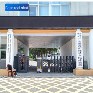 Porte télescopique rétractable intelligente en alliage d'aluminium, système de porte télescopique LPR, porte rétractable automatique pour usage industriel - Product Image 3