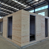 Maison en bois rectangulaire, kit prédestinée, à bas prix, pour chambre à coucher ou bureau, design moderne, extensibles, villa, maison en bois, bricolage