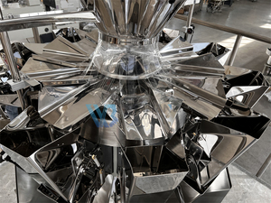 Máquina empacadora de sellado de llenado de gránulos de frijoles de galletas de palomitas de maíz completamente automática con pesadora de combinación de cabezales múltiples, al por mayor - Product Image 3