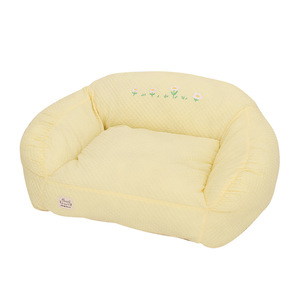 Pet Sofa Oval Dog <b>Bed</b> Polyester Fiber Fill Hand Wash For Dog Summer Use - Product Image 4