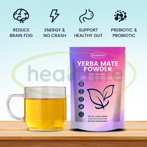 Nhãn hiệu riêng bán buôn Yerba Mate trà ngay lập tức bột 10:1 Yerba Mate chiết xuất bột Yerba Mate trà - Product Image 3
