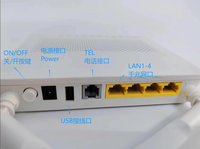 Venta al por mayor de fábrica: Módem de fibra óptica GPON ONU HG8546M/HG8546MXPON con puerto de voz, firmware en inglés, router inalámbrico de bajo precio