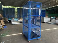 Cage de stockage robuste en acier pour bouteilles de gaz, propane, oxygène et azote