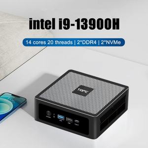 Mini PC de 13e génération I9 13900H I7 13700H 2xDDR4 2xNVMe Windows 11 Linux NUC Mini PC de jeu portable Ordinateur 2 LAN HTPC WiFi6 - Product Image 2