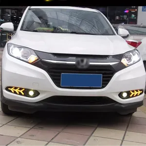 TYPY LED DRL Luz de doble color Lámpara antiniebla Luces automotrices decorativas Accesorios exteriores para Honda <span class=keywords><strong>HRV</strong></span> 2015-2018 - Product Image 6