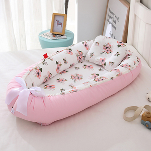 Portable Super Soft Breathable Newborn Infant Lounger Nest Cocoon Snuggle Bed Baby Carry Sleeping Nest