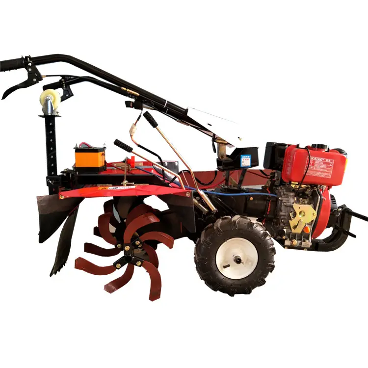 Cultivador Mini rotativo de gasolina y diésel, motocultor agrícola pequeño 9 HP