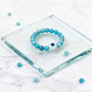 Anillo Elástico con Cuentas Multicolores, Joyería de Protección con Piedras Naturales para Mujeres y Hombres - Product Image 4