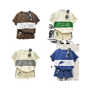 Ventes en gros de robes, jupes, t-shirts et pantalons pour enfants d'été, modèle TZ-050 sans marque - Product Image 2