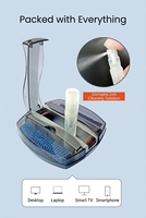 Brosse de nettoyage anti-poussière 3-en-1 ChuangDu en microfibre pour écran, appareil photo, ordinateur, téléphone, outil portable écologique