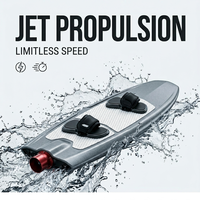 Planche de surf électrique haute vitesse en gros, moteur lithium, sports nautiques, gris, repose-pieds, équipement océanique pour adultes