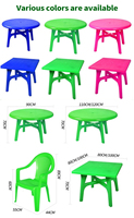 Fauteuil empilable moderne en plastique pour extérieur, jardin, salle à manger, plage, banquet, mobilier de réception, grand ensemble table et chaises pour école et parc