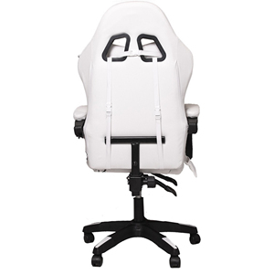 White <b>Gaming</b> Chair With RGB LED <b>Lighting</b> For Computer Use - Product Image 4