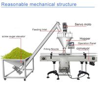 Machine de remplissage semi-automatique de poudre d'épice de lait avec système de pesage Trémie ouverte 300g 500g 1000g 1kg 2kg 5kg
