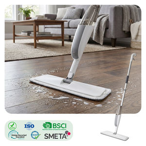 Mopa con Rociador de Agua 2 en 1 de Alta Calidad con Poste de Acero, Productos de Limpieza para el Hogar, Mopa y Rociador para Limpieza de Pisos - Product Image 1