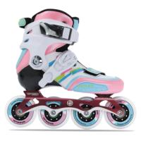 Chaussures de roller en fibre de carbone Warrun pour garçons, 4 roues en alliage PVC, roues en PU à rebond élevé, pour l'extérieur, vente en gros