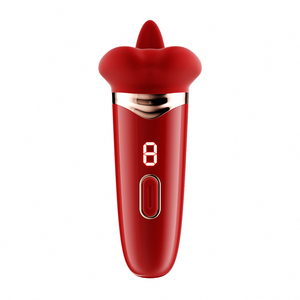 Masajeador de Vagina con Lengua Vibrante y <span class=keywords><strong>Labios</strong></span> <span class=keywords><strong>Grandes</strong></span> Realistas, Material Suave y Seguro, Resistente al Agua IPX7, 10 Velocidades de Vibración para Mujeres - Product Image 5