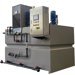 Équipement de mélange de poudre polymère pour station d'épuration des eaux usées Qbep Qbep Qbyth Bibo, machine de dosage PAM, préparation de floculant - Product Image 1