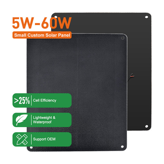 Custom Small Solar Panel 1W 2W 3W 5W 10W 15W 20W Mono Cell PV Panels 5V 6V 9V 12V 18V 24v Solar Panels for Tracker IoT Products