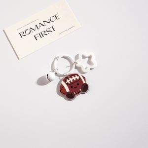 Porte-clés et pendentif mignon en plastique, style dessin animé <span class=keywords><strong>anime</strong></span>, pour écouteurs, sac à dos, avec motifs Badminton, <span class=keywords><strong>Tennis</strong></span> <span class=keywords><strong>de</strong></span> <span class=keywords><strong>table</strong></span>, Football, Rugby, Cloche, Cadeau - Product Image 5