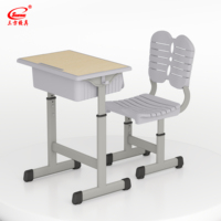 Ensemble de bureau et de chaise réglable moderne et confortable de haute qualité avec tiroir pour les étudiants et les enfants