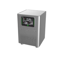 Detector de radón doméstico con wifi | Alertas en tiempo real y pantalla a color de 2,4 "| Protege a la familia del riesgo de cáncer de pulmón