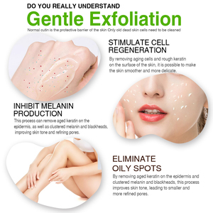 Gel exfoliant 2 en 1 à l'aloe vera et à l'abricot Mestin - Nettoyage en profondeur, hydratation, apaisement, éclaircissement, gommage pour le corps/le visage, 120 g, pour tous types de peau - Product Image 4