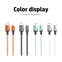 Cable de Carga Multifunción USB Tipo-C de Carga Rápida con Hilo Trenzado de Cristal de Hielo Súper Rápido de 6A y 120W de Calidad Maravillosa